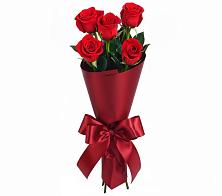 Букет 5 Красных роз Эдлесс Лав в Волжском Самарской области
