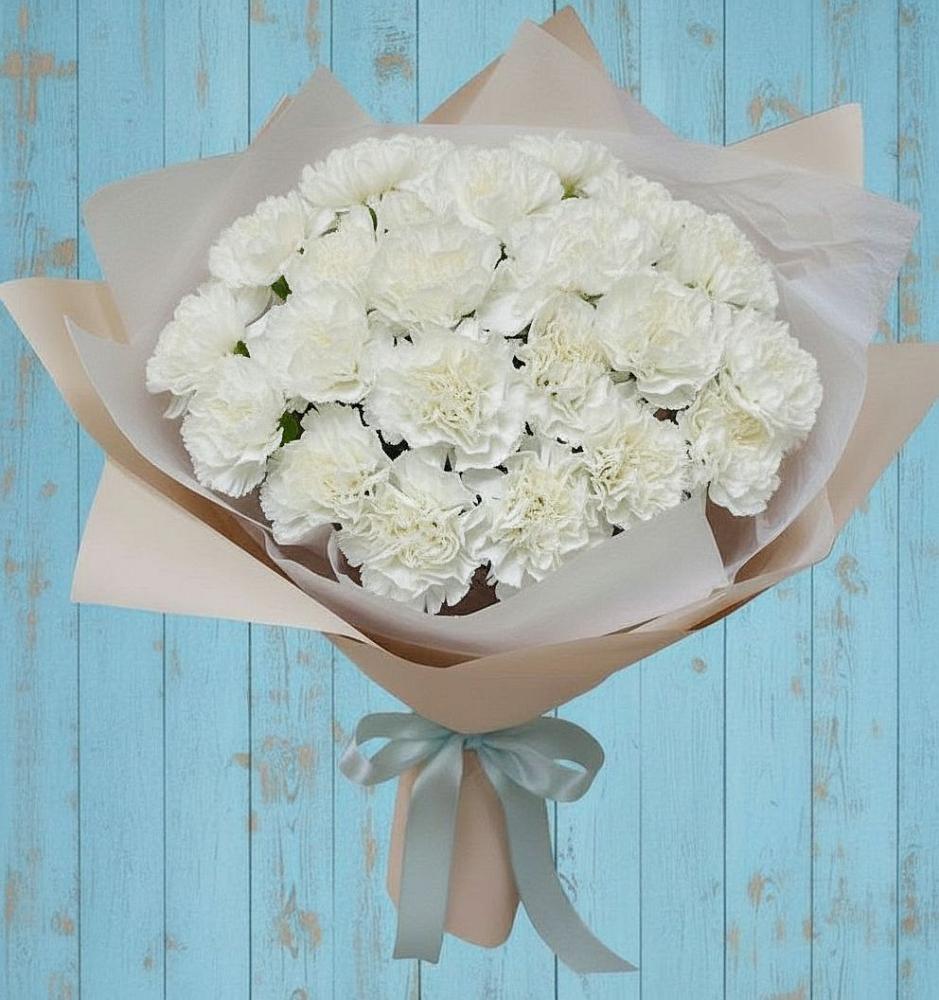 Букет цветов из: Гвоздики в Волжском Самарской области