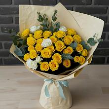 Букет цветов из:  Розы в Волжском Самарской области