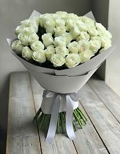 Букет 35 Белых роз в Волжском Самарской области