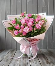 Букет Розовый кустик в Волжском Самарской области