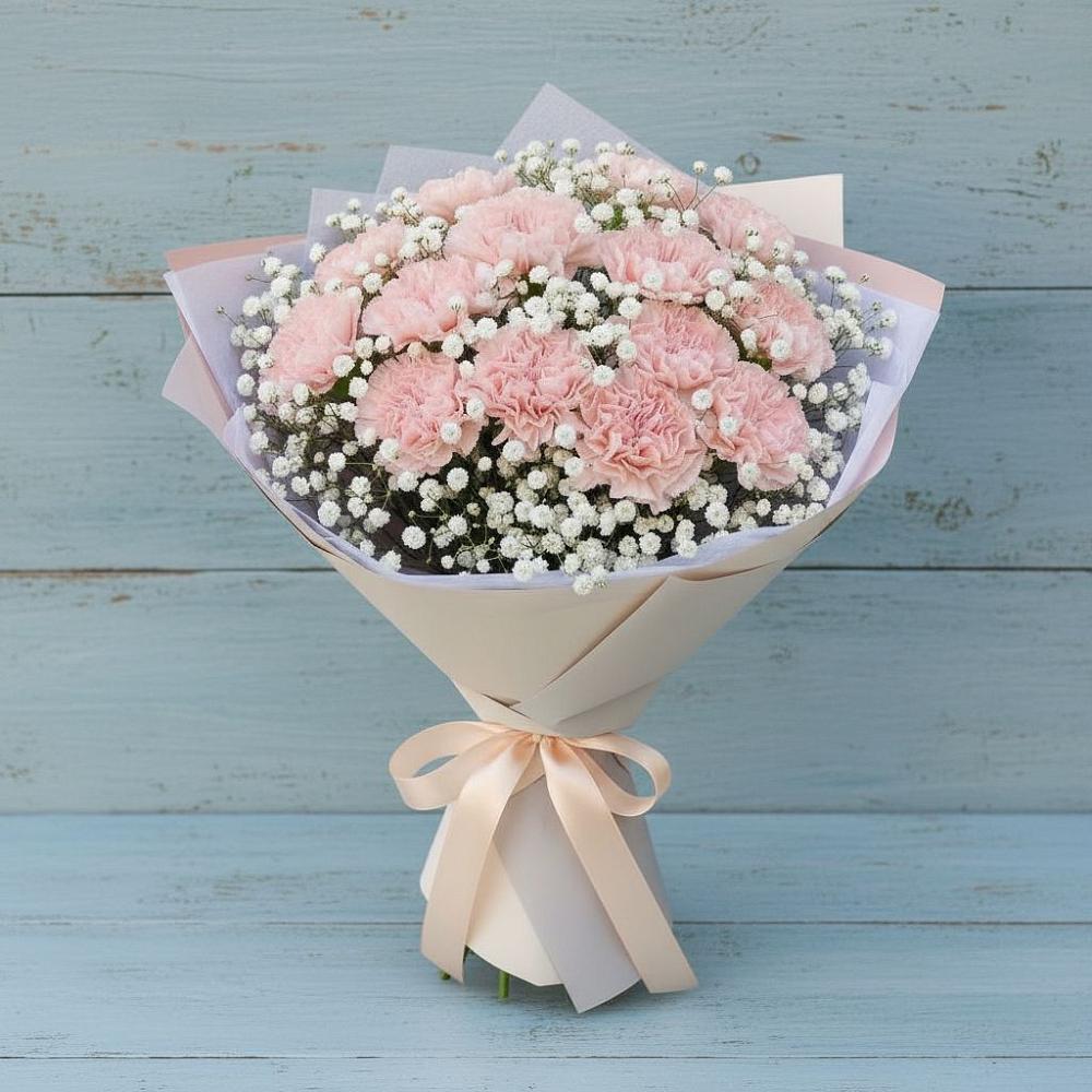 Букет цветов из: Гвоздики в Волжском Самарской области