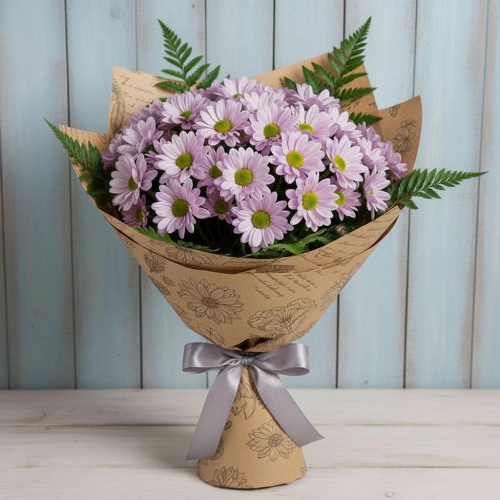Букет цветов из: Хризантемы в Волжском Самарской области