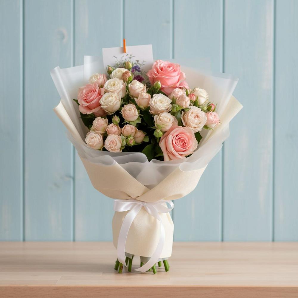 Букет цветов из: Розы в Волжском Самарской области