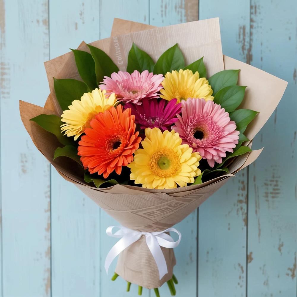 Букет цветов из: Герберы в Волжском Самарской области