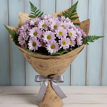 Букет цветов из:  Хризантемы в Волжском Самарской области