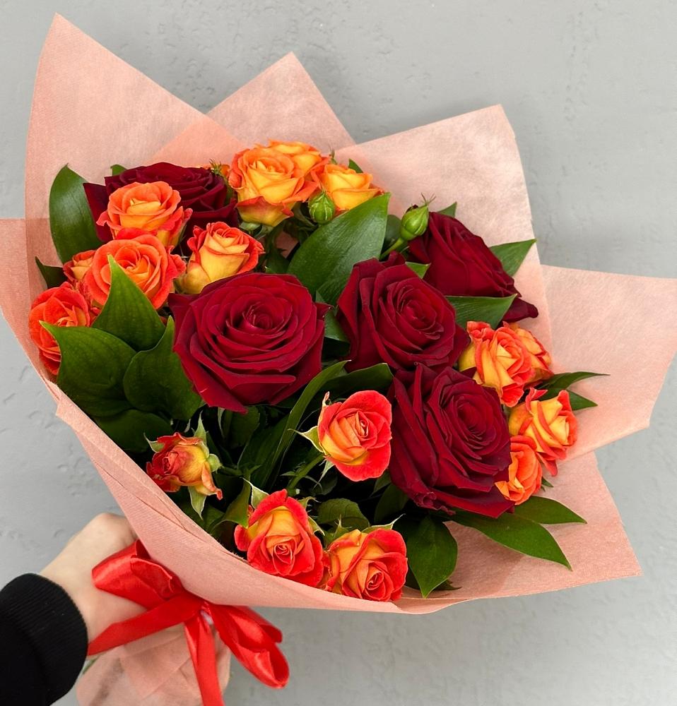 Букет Любовь и восторг в Волжском Самарской области