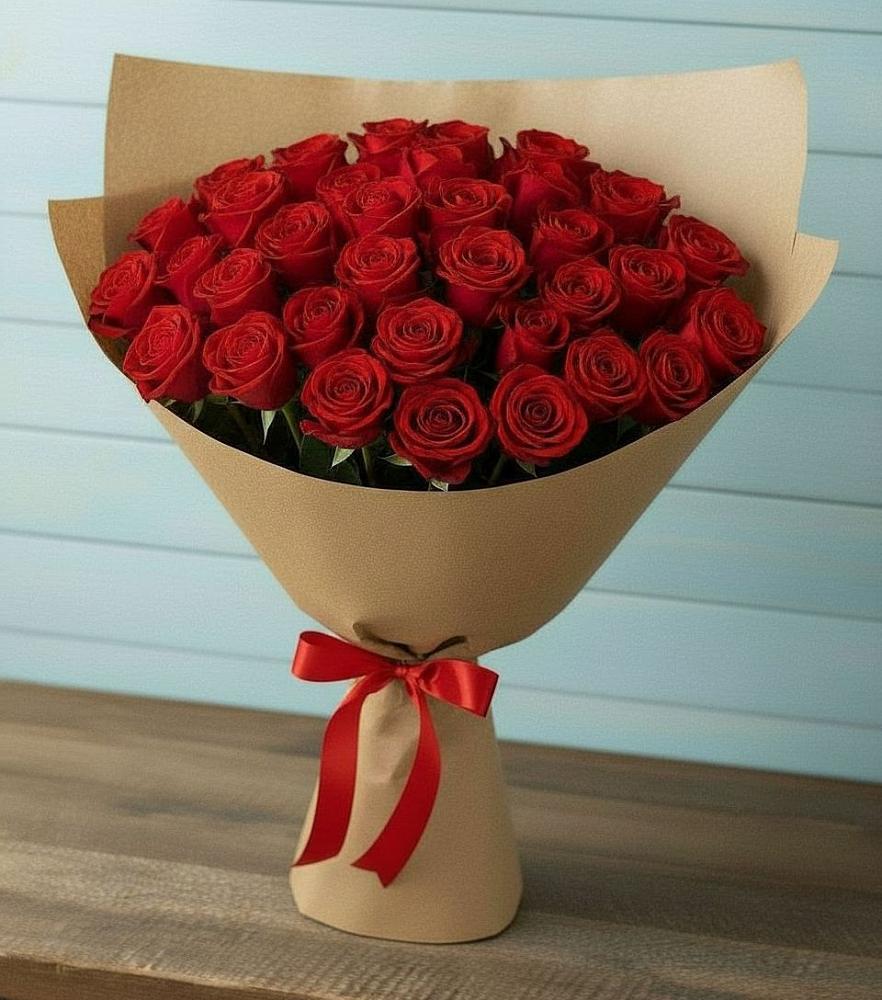 Букет Красные розы Милано в Волжском Самарской области