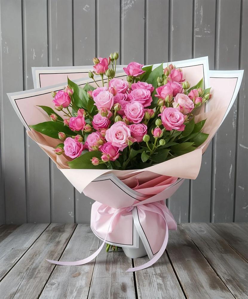 Букет Розовый кустик в Волжском Самарской области