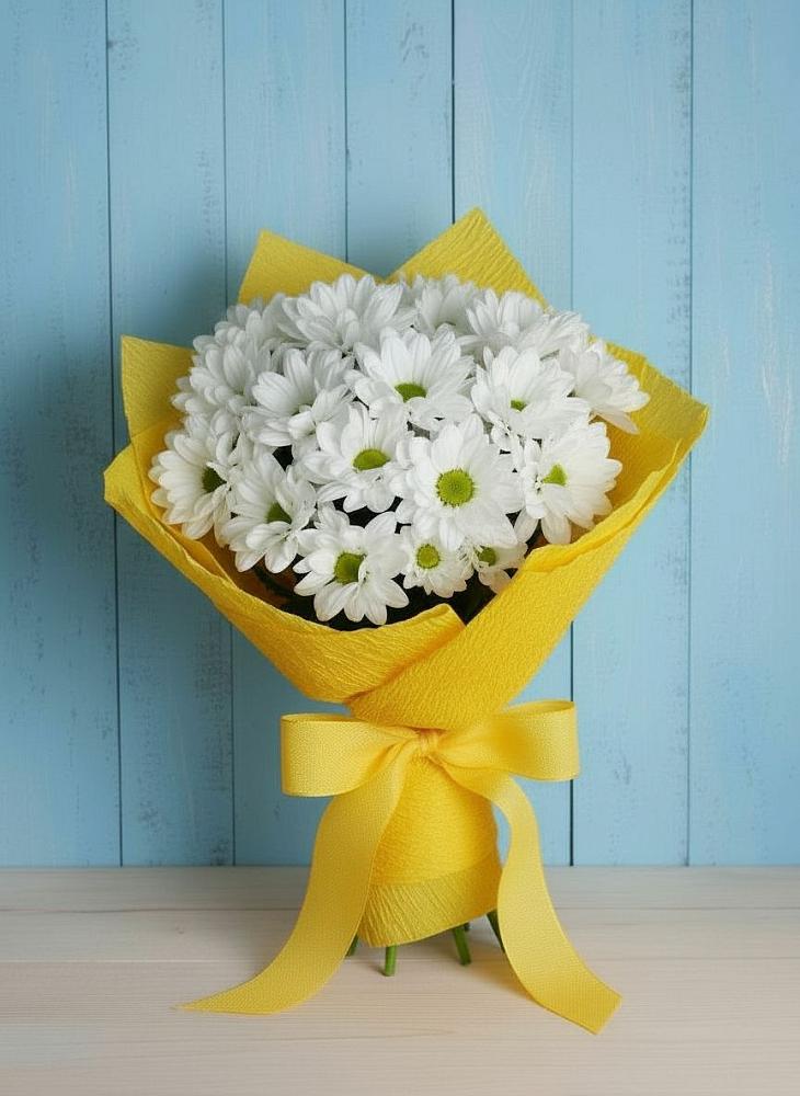 Букет цветов из: Хризантемы в Волжском Самарской области