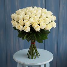 Букет 51 Белая роза Эдлесс Лав #REPLACE_PRED# Волжском Самарской области