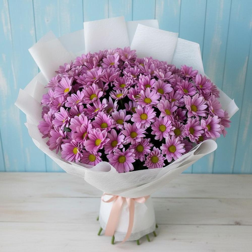 Букет цветов из: Хризантемы в Волжском Самарской области