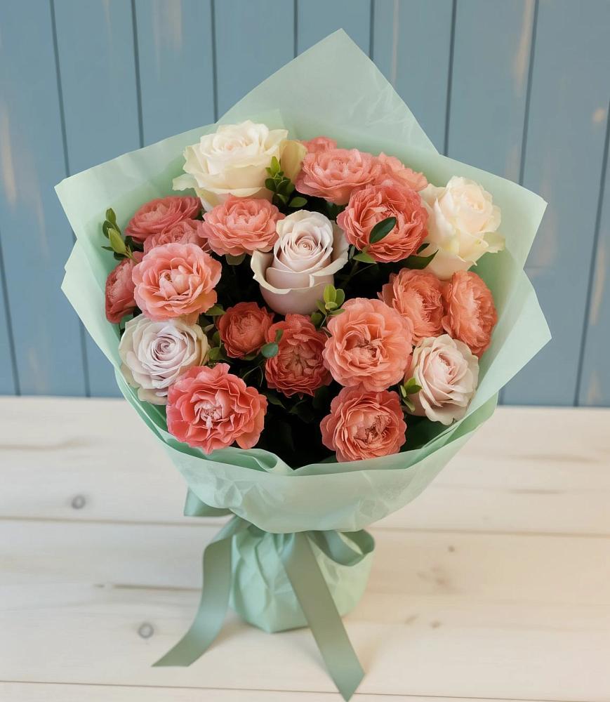 Букет цветов из: Розы в Волжском Самарской области