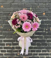 Букет цветов из:  Герберы и Хризантемы #REPLACE_PRED# Волжском Самарской области