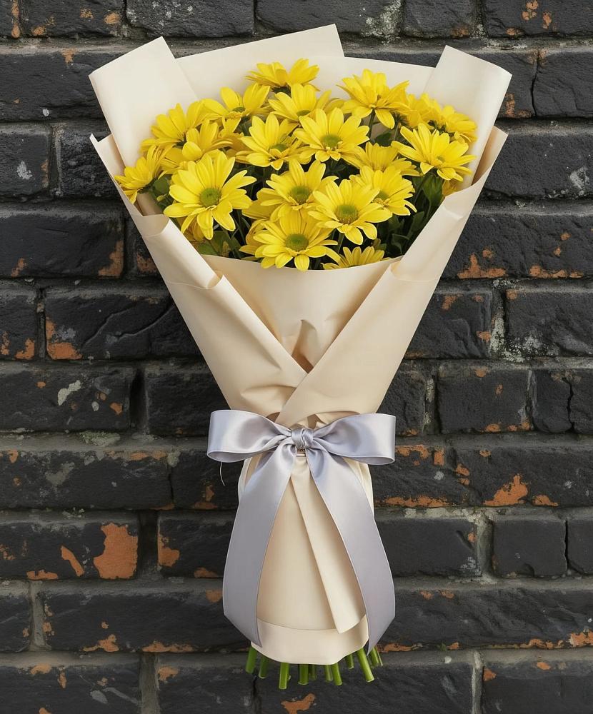 Букет цветов из: Хризантемы в Волжском Самарской области